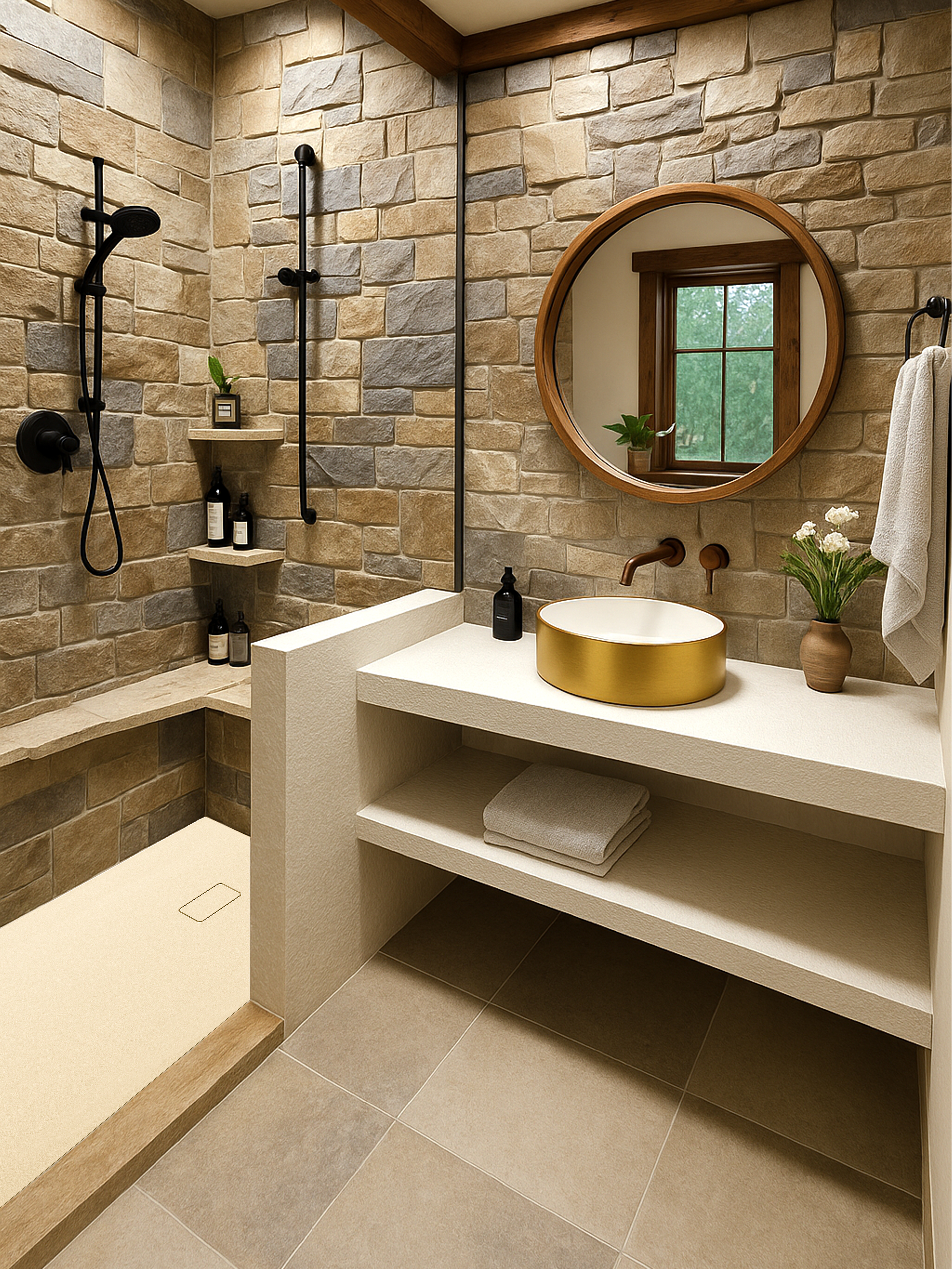 Plan vasque — détail